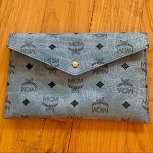 MCM blue pouch